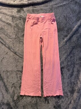 Epic Threads Kids Ribbed Pink Flare Bottoms